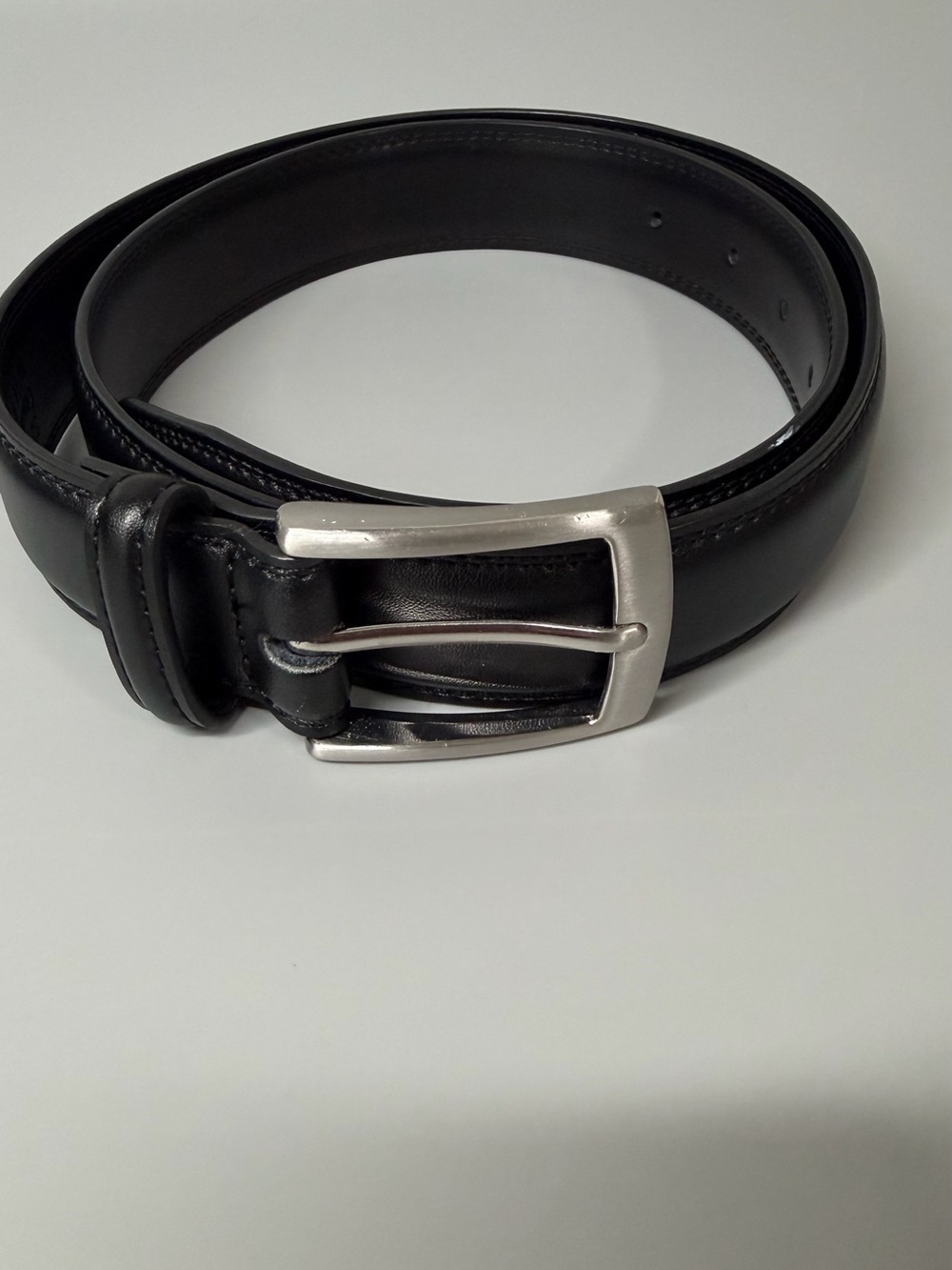 Men’s 32/34 Black Belt Genuine Leather Milorde